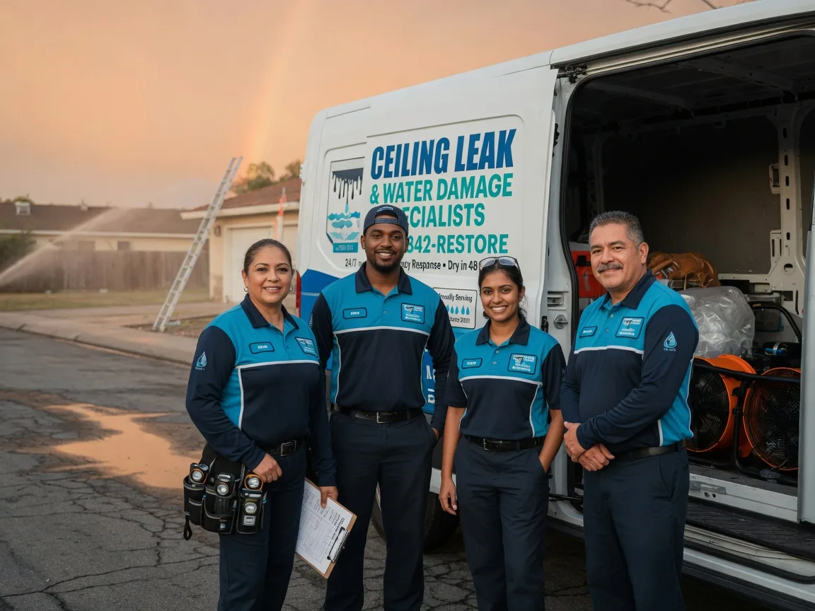 Ceiling Leak Cleanup company in Laurier, WA